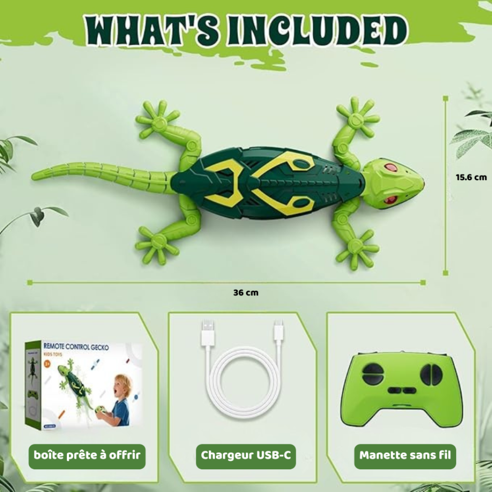 Oscar Explorer™ – Lézard Téléguidé Interactif pour Enfants